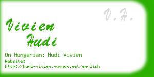 vivien hudi business card